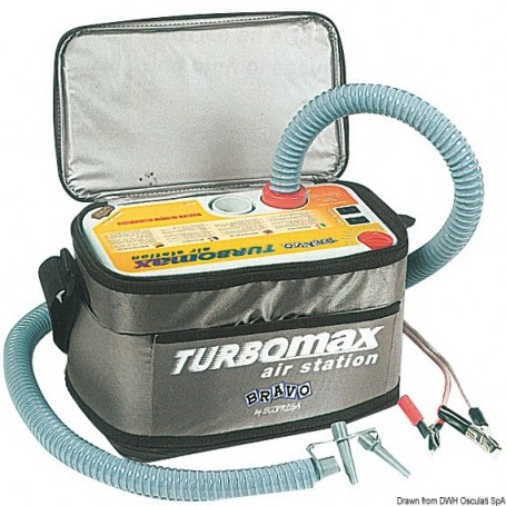 Gonfleur électrique pour canots Turbo Max - Scoprega Accessoires pneumatiques 8033137170515 66.447.00