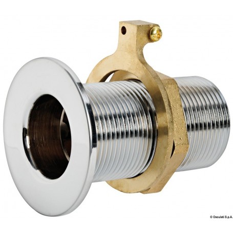 Passe-coque au ras entièrement filetés - Osculati Crépine / Passe coque 8033137101922 17.324.10