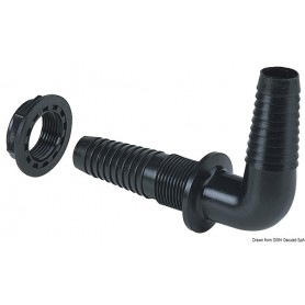 Passe-coque en thermopolymère haute résistance Le lot de 5 - Osculati Crépine / Passe coque 8033137049057 17.237.01