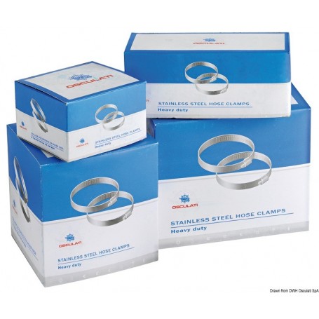 Colliers de serrage à dents forgées - Osculati Colliers de serrage 8033137009945 18.021.01