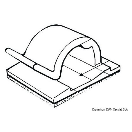 Colliers autocollants en nylon Colliers de serrage 8033137105845 18.030.01