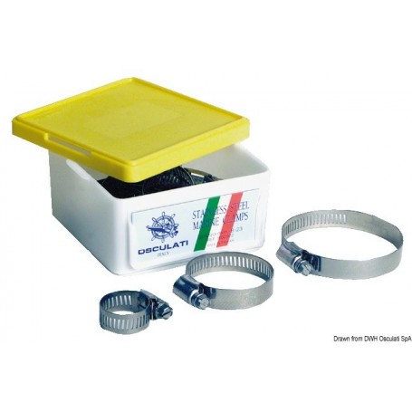 Colliers de serrage En inox 18/8 Colliers de serrage 8033137105685 18.029.01