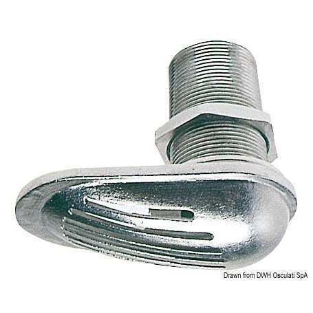 Passe-coques crépine inox 316 - Osculati Crépine / Passe coque 8033137102820 17.414.00