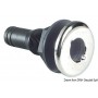 Passe-coque en nylon noir, avec moulure frontale en inox poli miroir - Osculati Crépine / Passe coque 8033137002823 17.327.01