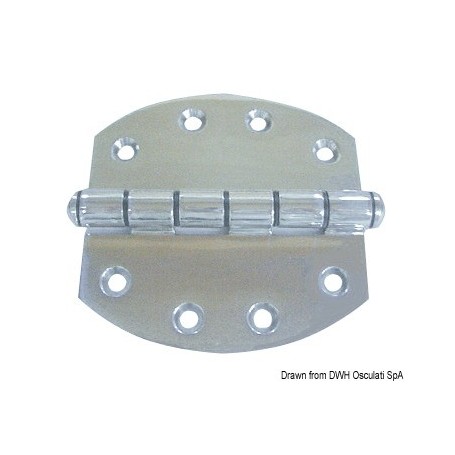 Mega charnière moulée - Osculati Charnières Haute Qualité 8033137129858 38.921.01