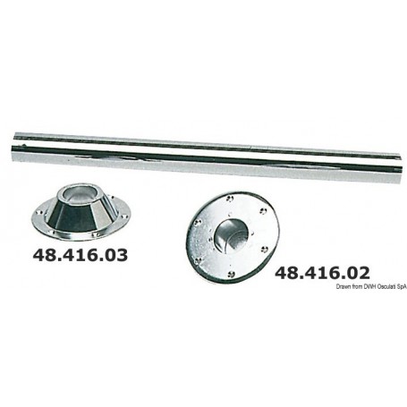 Pied de table en inox - Osculati table et pied de table 8033137149870 48.418.01