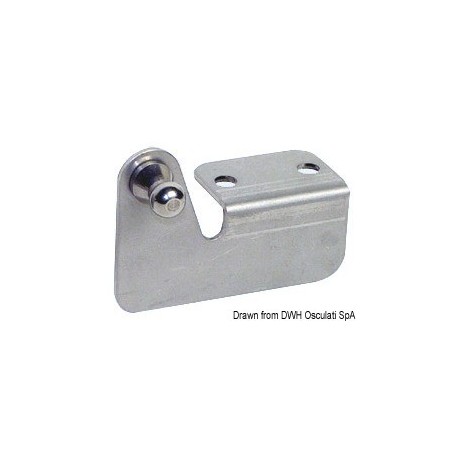 Version spéciale à équerre - Osculati Vérin de capot 8033137126314 38.013.16