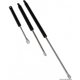 Ressorts à gaz en acier verni ou inox - Osculati Vérin de capot 8033137046728 38.004.00