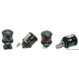 Feux de navigation pour bateaux jusqu'à 20 mètres DHR avec homologation MED 96/98 - EC - DHR Version:Rouge 360° Avec bras en hau