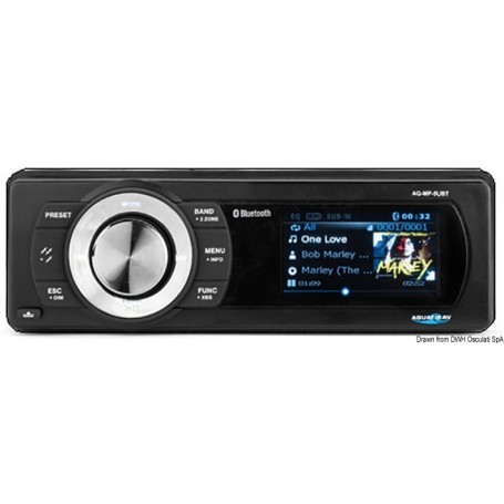 AQ MP 5UBT watertight tuner - Aquatic av Autoradio et enceintes stéréo 8033137118258 29.548.90