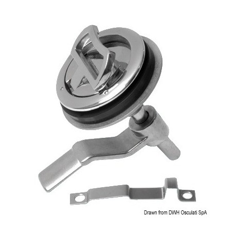 Poignées portes En inox AISI 316 poli miroir. - Osculati Lève plancher 8033137004728 38.152.01