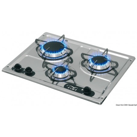 Plaques de cuisson en inox à encastrer - Can plaque chauffante et cuisinière 8033137012037 50.101.44