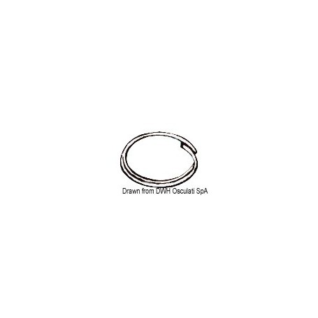 Anneaux en inox Le lot de 20 Ridoirs 8033137125010 37.106.01