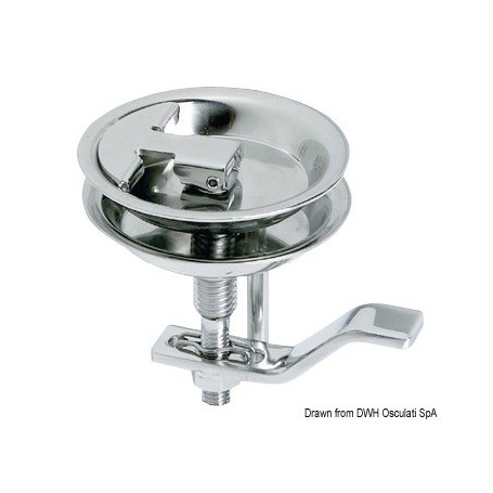 Bloque-plancher  inox AISI 316 poli miroir - Osculati Lève plancher 8033137129049 38.426.80