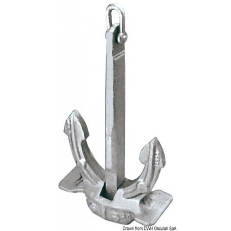 Ancre Hall, modèle original - Osculati Ancres 8033137064821 01.103.18