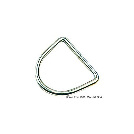 Anneau demi-rond Cadènes, pontets et filoirs 8033137131035 39.599.20