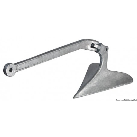 Ancre Plough, modèle original - Osculati Ancres 8033137065422 01.144.07