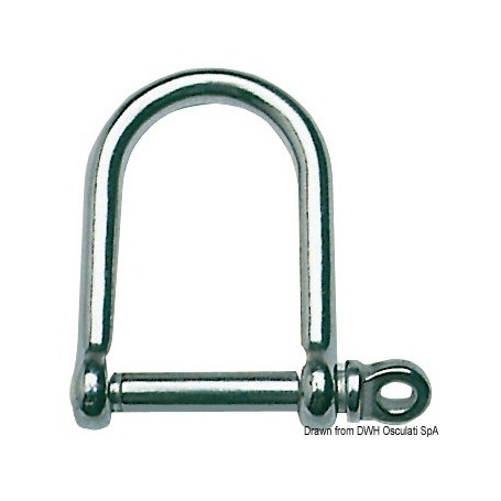 Manille extra large en inox - Osculati Version:08.325.12 Vendu par 5803313708032608.325.05