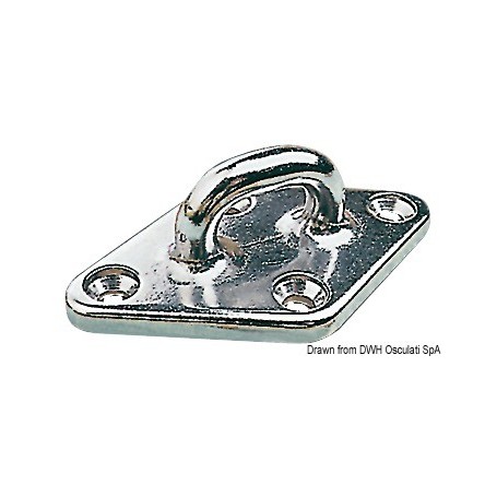 Pontet base losange Le lot de 2 - Osculati Cadènes, pontets et filoirs 8033137130540 39.168.40
