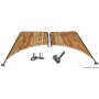 Plate-formes pour bateaux à poupe ronde (Gozzi / Pilotine) - Osculati plateforme de bain 8033137150487 48.443.40