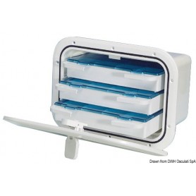 Caisson avec porte étanche - Osculati coffre et trappe 8033137111167 20.871.10