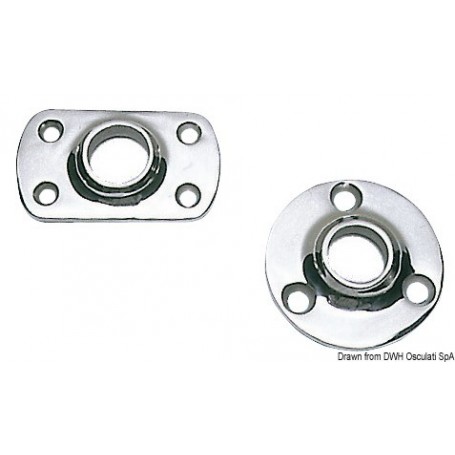 Platine de balcon à souder - Osculati Balcons et platines 8033137134593 41.252.25