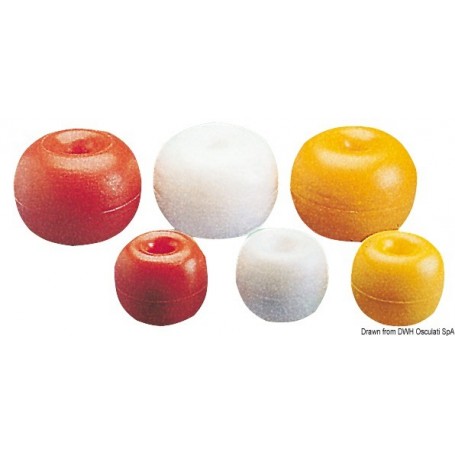 Flotteurs en polyéthylène avec trou central Bouées mouillages et corps mort 8033137120077 33.136.00BI