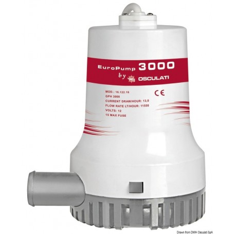 Electropompes centrifuges immergées EUROPUMP II - Osculati Pompe de cale électrique 8033137044649 16.122.02123128