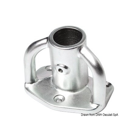 Platines pour chandeliers En aluminium anodisé - Osculati Chandeliers filières 8033137049699 41.173.10