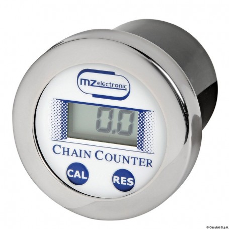 Compteur chaîne 12/24 V - 99,9 m - MZ Electronic Guindeaux 8033137070723 02.361.00