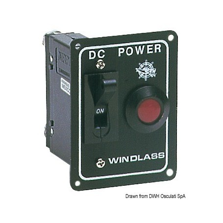 Commande pour guindeaux ou hélices de proue avec interrupteur de sécurité - Osculati Guindeaux 8033137037061 02.340.00