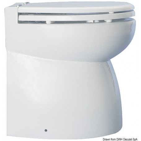 WC électrique caréné avec cuvette en porcelaine blanche