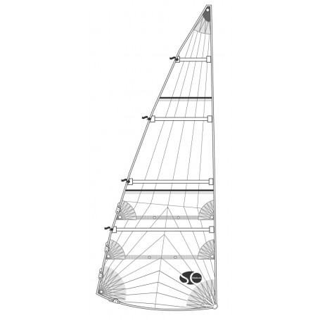 Grand-voile lattée SO radial