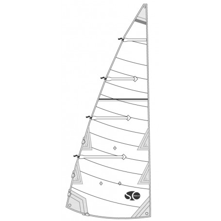 Grand-voile semi-lattée SO Cruise