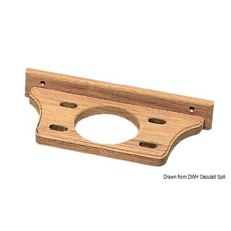 Porte-verre/brosse Accessoires Teck 8033137173899 71.602.09