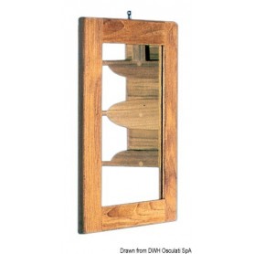 Miroir pour toilettes Accessoires Teck 8033137174087 71.605.74
