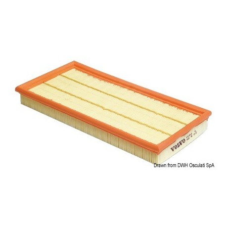 Filtre air Volvo à panneau - Osculati Filtres à air 8033137103230 17.498.03