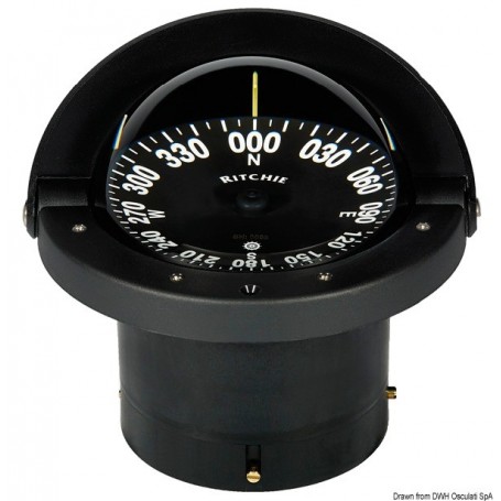 Compas RITCHIE Wheelmark 4" 1/2 (114 mm) - Ritchie navigation Compas et boussoles 10342150028 25.084.41