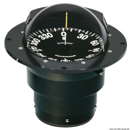 Compas RITCHIE Globemaster 5" (127 mm) avec compensateurs et éclairage - Ritchie navigation Compas et boussoles 10342050342 25.0