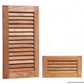 Grilles d'aération à persienne – épaisseur 18 mm Accessoires Teck 8033137174179 71.607.10