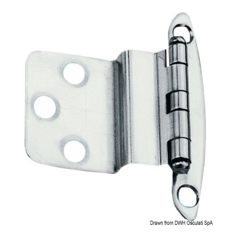 Charnières en acier pour écoutilles - Osculati Charnières Haute Qualité 8033137007712 71.607.00