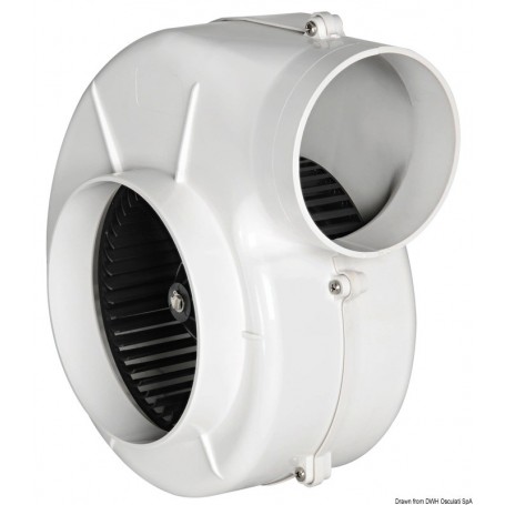 Aspirateur centrifuge pour fixation avec étrier, homologué RINA - Osculati Ventilation de cale 8033137050732 16.107.01