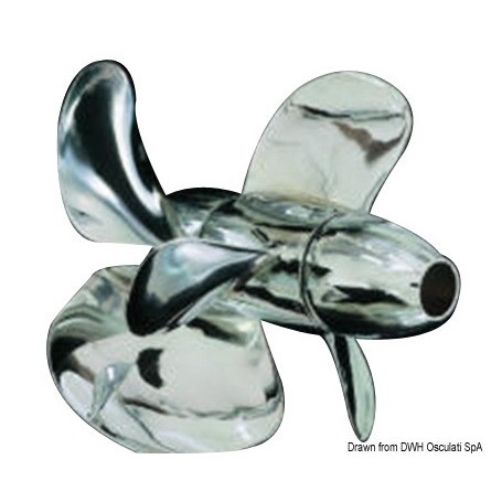 Hélice inox 3 pales pour DP 280/290 type C - Solas propellers Volvo Duoprop 8033137157721 52.204.03