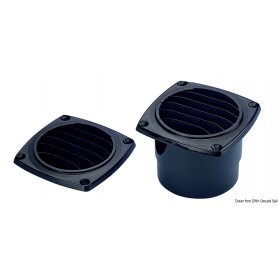 grille de ventilation fixation tuyau 