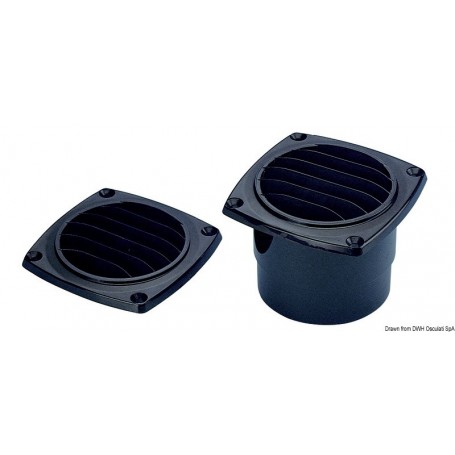 grille de ventilation fixation tuyau 