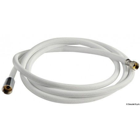 Tuyau douche armé blanc en nylon - Osculati Douche et douchette 8033137052880 15.198.00