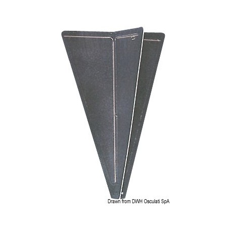 Cône noir Lot de 2 - Osculati Repérage radar 8033137009556 30.651.00