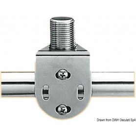 GPS/VHF antenna support - Osculati Antennes de communication 8033137003882 29.862.33