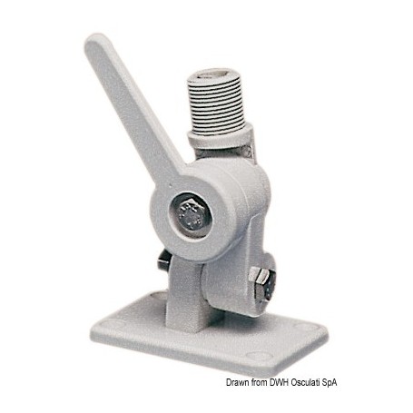 Knuckle base for VHD antenna: Loran and GPS   Lot de 2 - Osculati Antennes de communication 8033137003912 29.898.00