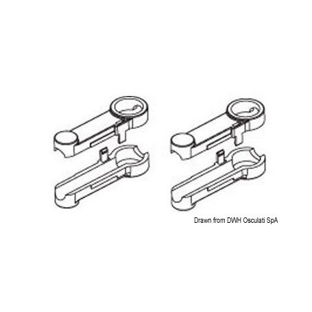 Kit d'adaptation câbles K60 - Ultraflex Accessoires boîtier et câbles 8033137143854 45.100.17
